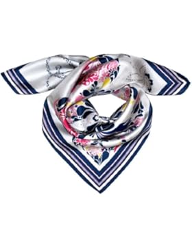 LORENZO CANA Luxus Seidentuch aufwändig bedruckt Tuch 100% Seide 70 x 70 cm harmonische Farben Damentuch Schaltuch