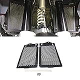 radiador agua bmw 325 tds ♫♫ Fácil de Limpiar & Ayudar a la Disipación del Calor: La rejilla del radiador puede proteger el radiador de estar cubierto de barro y mantener el efecto de disipación de calor al mismo tiempo, y la rejilla puede facilitar la limpieza del radiador. También puede funcionar como decoración para hacer que tu motocicleta sea más bella.