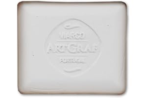 VIARCO ARTGRAF Art Graf Water-Soluble Tailors Chalk Disco Quadrato, Grafite, Bianco