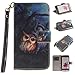 Produktbild Chreey LG G3 / D858 (5.5 Zoll),Hülle Cover Case Leder Muster Flip Etui ,Kreditkartenslot,Karte Halter-Magnetverschluß-Klappbar Stand,Perfekt zum Schutz Ihres Telefons