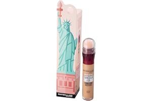 Maybelline New York Cofanetto Regalo MAKE-UP IN THE CITY, Con Correttore Multi-Uso, Coprenza Modulabile per Occhiaie e Rughe, Con Bacche di Goji e Haloxyl, Cancella Età, Tonalità: 02 Nude, 6,8 ml