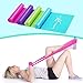 Produktbild IVIM Naturlatex Theraband Gymnastikband mit 2.3 Meter für Rehamaßnahmen, Physiotherapie, Fitness, Leicht/Medium/Stark Fitnessband Trainingsband für Männer & Frauen für Zuhause Reise
