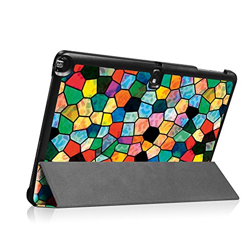 Fintie Samsung Galaxy Note 10.1 2014 Edition / Samsung Galaxy Tab Pro 10.1 T520 T525 Hülle Case – Ultra Slim Lightweight superleicht Stand Smart Shell Schutzhülle Cover Tasche Etui mit Auto Schlaf/Wach Funktion, Mosaic - 5