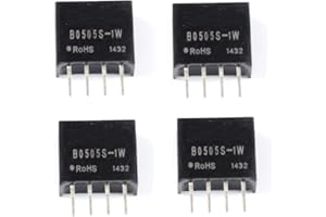 RAKSTORE 4Pcs B0505S-1W DC-DC Isolated Converter 5V to 5V Power Supply Module 4 Pins Power Module