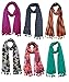 Printed Poly Cotton Scarf and Stoles for Women ( Combo of six stoles) RS.798.00