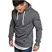Produktbild LANSKIRT Herren Shirt Unisex Pullover Street Windbreaker Sweatshirt Weihnachten Langarm Top Herbst Fun Hoodie Männer Hoodie Jcopinn Unterhemd Noos Hoodie Cartoon Sweatshirt (XL, Dunkelgrau)