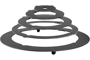 4BIG.fun Adapter Rings for Stew Oven 48-52 cm Utschak Hob for Fire Kettle Adjustment Plate Kazan Adaptation Kazan Kettle Uchag Camping Oven