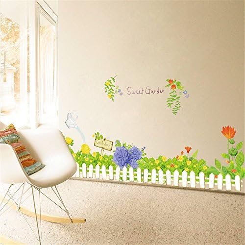Smncnl Marriage room bedroom bed warm and full house decoration wallpaper posters dorm room creative personality wall surface, ideal for couples Garden Fence