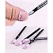 Born Pretty 1Pc Double-end Quartz Cuticle Remover Washable Dead Skin Pusher Trimmer Manicure Nail Art Tool