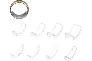 RAMGLYO Regolatore di dimensioni dell'anello, riduttore dell'anello, invisibile, per anelli allentati, intarsio dell'anello troppo grande (varie misure)