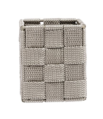 Wenko 22578100 Aufbewahrungskorb Adria Cubo Badkorb, Küchenkorb, Polypropylen, taupe, 7.5 x 7.5 x 9 cm - 2