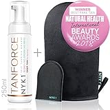 ★ UN GUANTE APLICADOR AUTOBRONCEADOR DE SECADO RÁPIDO - MegaMitt es un guante autobronceador lavable que le permitirá distribuir de forma uniforme la crema autobronceadora corporal en zonas difíciles como las rodillas. Con su suave textura y su interior impermeable, podrá aplicar el producto mientras protege sus manos y consigue un secado más rápido. ¡No volverá a ver manchas en su ropa!