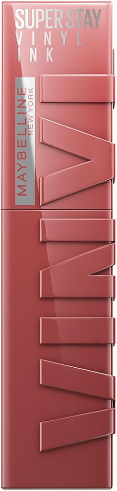 Maybelline New York Super Stay Vinyl Ink Uzun Süre Kalıcı Likit Parlak Ruj 115 Peppy