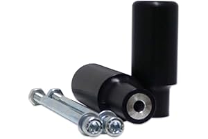 SHOGUN MOTORSPORTS Shogun Kawasaki Ninja ZX6R ZX-6R ZX 636 2019 2020 2021 2022 KRT NO Cut Black Frame Sliders Fits ABS & NON ABS Models - 750-4459 - MADE IN THE USA