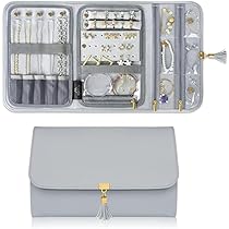 KWQBHW Organiseur De Bijoux à Suspendre Double Face, Support Mural Pour