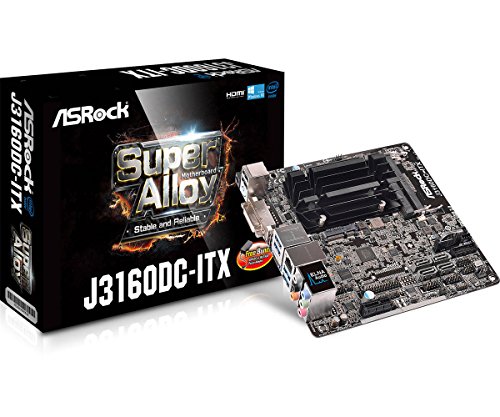 Preisvergleich Produktbild Asrock J3160DC-ITX Mainboard grau