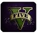 Produktbild Grand Theft Auto V Mousepad Personalisierte Custom Mauspad Oblong Geformte in 25 x 20 cm Gaming Maus Pad/Matte