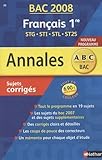 Image de Français 1e STG-STI-STL-ST2S : Sujets corrigés