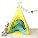 Produktbild Adceer Kinderzelt 4 Panel Portable mit Tür Indoor Independent Playground (Farbe: Gelb)