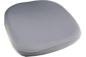 Anawakia Funda elástica para silla de oficina (gris, grosor 48 x 52 cm)