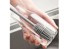 Raxon Innovation Long Handle Silicone Bottle Cleaner Brush for Washing Water Bottle || Solution Bottle Mug Cleaning Brush || 