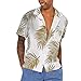 Produktbild BHYDRY Herren Sommer Knopf Hawaii Print Strandtasche Kurzarm Quick Dry Top Blusen