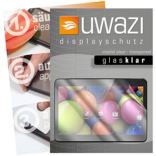 ACEPAD A72 (10,1 Zoll) Schutzfolie 3x uwazi glas-klare Displayschutzfolie Folie