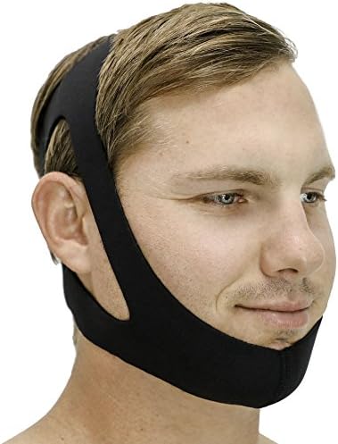 NEW Anti -Snoring Device By SleepEZzzz, Snore Stopper Chin Strap, Customizable, Adjustable Snoring Aid That Works, Best Solution for Mouth Snorers
