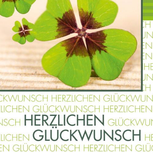 Sigel DS004 Glückwunschkarten Fortune, 10er Set mit Umschlägen - 2