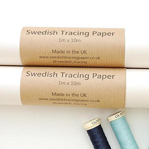 Schwedische Transparentpapier für Schneidern 1 m breit – 10 m Rolle