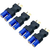 4er-Set Adapter: Deans T-Stecker Auf EC5-Buchse – Perfekt Für RC LiPo-Batterien & ESCs