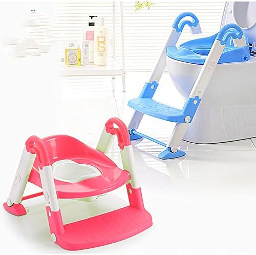 Toliette Trainer with Ladder | Baby/Children's Toilet/Potty Blue