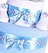 My First Football Footy Star Foot Ball Blue boys nappy cake baby shower hamper gift set
