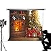Produktbild Kate 10x6.5ft/3x2m Christmas Hintergrund Kamin Hintergrund Glitter Weihnachtsbaum Kulisse X-Mas Dekorationen Foto Hintergrund für Kinder Fotografie Studio