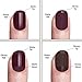 Perfect Summer 1PCS Gel Nail Polish 10ml Pure Solid Black Colour + 1PCS Matt Top Coat Dull Surface Nail Salon Set 8ml