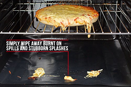 Andrew James – 2er Set Große Premium Dauerbackfolien – 50cm x 40cm – Antihaft – Geeignet Für Öfen Und Pfannen - 5