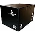 Leeway 3 in 1 20 Inch 24 Inch 30 Inch Foam Plyometric Jump Box for Jumping Exercise| Plyo Box, High Jump Stand, Soft Box, Crossfit Box, Jumping mat, Gym Box, plyometric Box, Gym Jumping Box