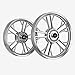 Kingway HR3L Y Model Bike Alloy Wheel Set of 2 19/18 Inch Silver CNC for Royal Enfield Classic RS.9998.00