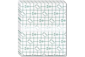 BABYFOND 50 sztuk wodoodpornych bandaży pod prysznic, osłona, folia do prysznica, plaster, rolka wodoodpornych plastrów, tatuaż foliowy (20 x 20 cm)