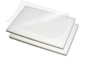 RAYSON Lot de 100 couvertures de reliure 200 microns A4 en plastique PVC pour documents reliés Transparent