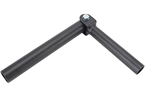 WOHPNLE Landmine Attachment for T Bar Row, 25mm Post Insert Landmine Base with 360° Rotation Barbell Training Platform for Home Gym Workouts