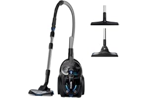 ‎PHILIPS Philips FC9741/09 beutelloser Staubsauger PowerPro Expert (TriActive Standard-Düse, 900 W, 2 L Staubvolumen, integriertes Zubehör) schwarz