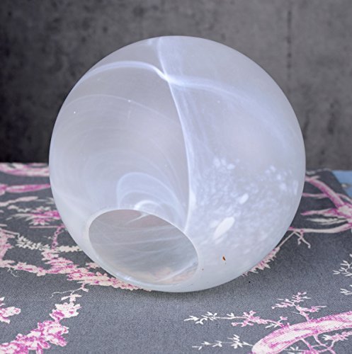 Ersatzschirm, Lampenschirm, Kugelschirm, Glasschirm, Glaskugel für Figurenlampen, Jugendstil- und Art-Deco-Lampen unserer zahlreichen Kollektionen, auch für andere Lampen passend - Palazzo Exclusive