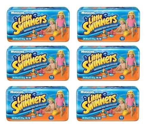 6x11=66 Huggies Little Swimmers Swimpants M 11-15kg
