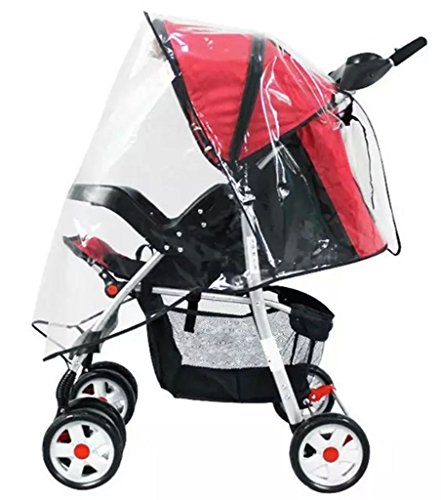 High Quality Universal pushchair stroller pram Transparent rain cover