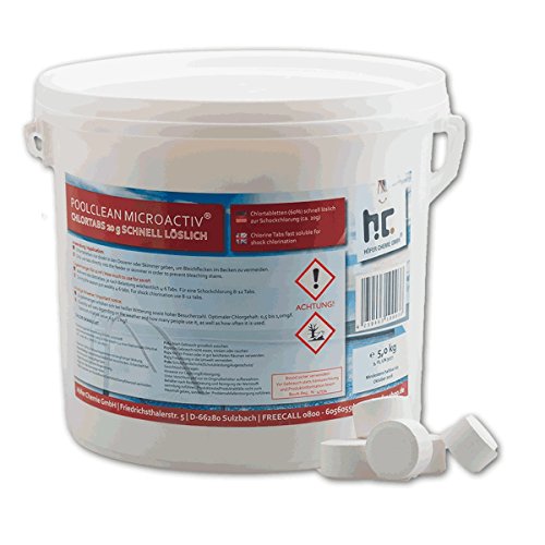 1 x 5 kg Brausetabletten 20 g schnell löslich - VERSANDKOSTENFREI - schnelllöslich - für Pools & Whirlpools geeignet