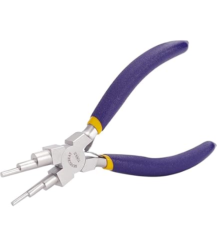PTL Set Di 3 Pinze Per Bigiotteria, Becchi Tondi Multigradini, Per Fare Ganci, Anelli E Creare Gioielli, Regalo Per Hobby Creativi - 6