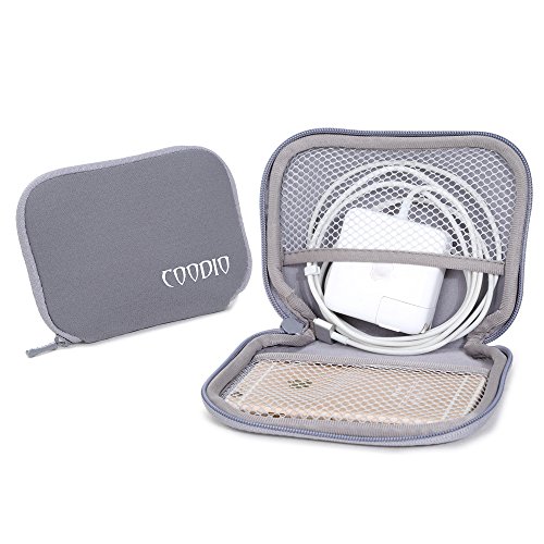 Coodio® Universal 13.3 Zoll Laptophülle Aktentasche Handtasche + Zubehör Tasche für Apple Macbook Air, Macbook Pro Retina (Fit all 13.3 inch ultrabook laptop notebook) – Farbe Grau - 4