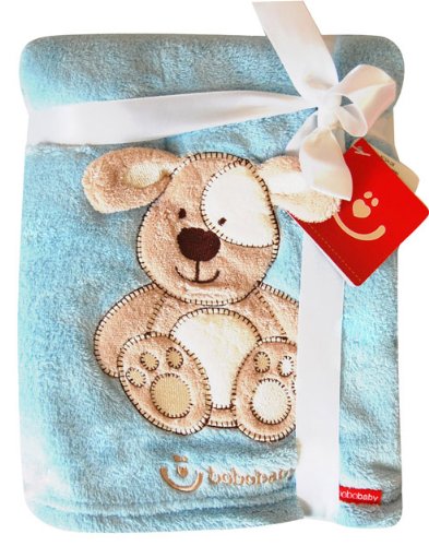 Kuschlige Babydecke mit 3D Applikation 76 x 102 cm KCSN08