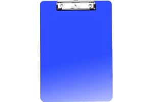 SECO A4 Plastic Translucent Clipboard - Blue